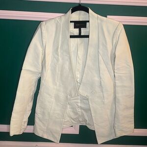 BCBG Max Azaria white blazer